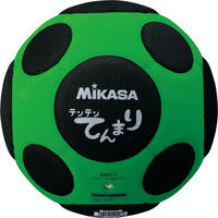 ミカサ】 テンテンてんまり EVA（ビート板などに用いられる素材）直径約19cm、重量約150g 緑/黒 SL3-GBK 2個（直送品）
