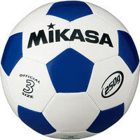 ミカサ】 小学生用サッカー3号 軽量約250g 亀甲縫いボール 白/青 SVC303-WB 2個（直送品）