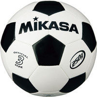 ミカサ】 小学生用サッカー3号 軽量約250g 亀甲縫いボール 白/黒 SVC303-WBK 2個（直送品）
