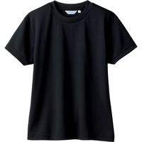 住商モンブラン Tシャツ 兼用 半袖 袖ネット付 黒 LL 2-512 1枚