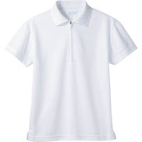 住商モンブラン MONTBLANC（モンブラン） ポロシャツ 兼用 半袖 袖ネット付 白 LL 2-571 1枚（直送品）