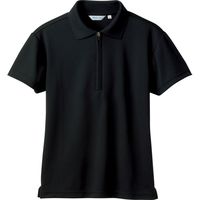 住商モンブラン ポロシャツ　兼用　半袖　袖ネット付　黒 S 2-572 1枚