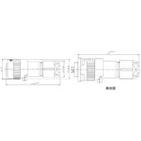 日本航空電子工業 プラグ JN1DS10SL1 1セット（4個）（直送品）