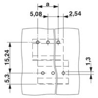 プリント基板用端子台 ねじ接続式 2極2列 MKKDS 3/ 2-508 ABGY（直送品）