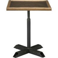 ジャーナルスタンダードファニチャー BOND WORK SIDE TABLE ボンドワークサイドテーブル 幅400×奥行400×高さ500mm 1台（直送品）
