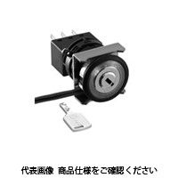 フラッシュシルエットLWシリーズ リング照光鍵付セレクタスイッチ 鍵操作形 3ノッチ 緑 LW6Jー33C24MGGDー501 1個（直送品）