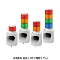 パトライト LED積層信号灯付き電子音報知器 LKEHー120FAーY LKEH-120FA-Y 1台（直送品）