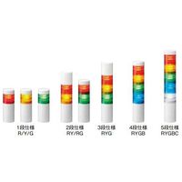 パトライト 積層信号灯 LR4ー1M2PJBWーR 1台（直送品）