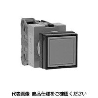 IDEC φ22 TWシリーズ 押ボタンスイッチ 正角平形 赤 AOQW101R 1セット(2個)（直送品）