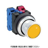 IDEC φ30 TWNシリーズ セレクタ押ボタンスイッチ リング操作形 2ノッチ 黄 ASBN220NーD01Y 1セット(2個)（直送品）