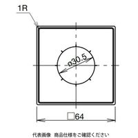 IDEC 銘板 CQN形 文字なし CQNー0 1セット(6個)（直送品）