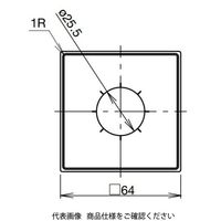IDEC 銘板 CQS形 文字なし CQSー0 1セット(6個)（直送品）