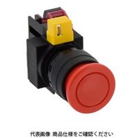IDEC φ22 HWシリーズ 押ボタンスイッチ 中形 赤 HW1BーA301R 1セット(2個)（直送品）