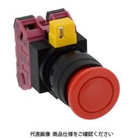 IDEC φ22 HWシリーズ 押ボタンスイッチ 中形 赤 HW1BーA302R 1セット(2個)（直送品）
