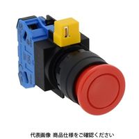 IDEC φ22 HWシリーズ 押ボタンスイッチ 中形 赤 HW1BーA310R 1セット(2個)（直送品）