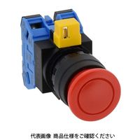 IDEC φ22 HWシリーズ 押ボタンスイッチ 中形 赤 HW1BーA320R 1セット(2個)（直送品）