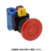 IDEC φ22 HWシリーズ 押ボタンスイッチ 大形 赤 HW1BーA403R 1セット(2個)（直送品）
