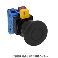 IDEC φ22 HWシリーズ 押ボタンスイッチ 大形 黒 HW1BーA411B 1セット(2個)（直送品）