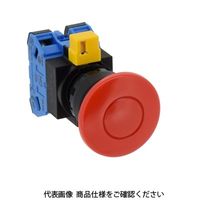IDEC φ22 HWシリーズ 押ボタンスイッチ 大形 赤 HW1BーA420R 1セット(2個)（直送品）