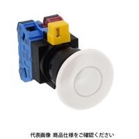 IDEC φ22 HWシリーズ 押ボタンスイッチ 大形 白 HW1BーA420W 1セット(2個)（直送品）