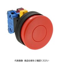 IDEC φ22 HWシリーズ 押ボタンスイッチ 特大形 赤 HW1BーM511R 1セット(2個)（直送品）