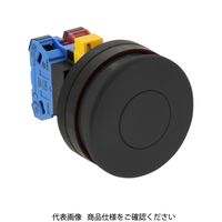 IDEC φ22 HWシリーズ 押ボタンスイッチ 特大形 黒 HW1BーM520B 1セット(2個)（直送品）