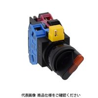 IDEC φ22 HWシリーズ 照光セレクタスイッチ 2ノッチ アンバー HW1Fー210Q4A 1セット(2個)（直送品）