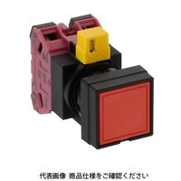 IDEC φ22 HWシリーズ 押ボタンスイッチ 角平形 赤 HW2BーA102R 1セット(2個)（直送品）