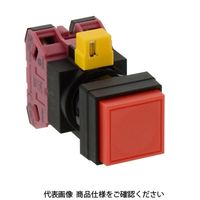 IDEC φ22 HWシリーズ 押ボタンスイッチ 角突形 赤 HW2BーA202R 1セット(2個)（直送品）
