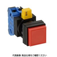 IDEC φ22 HWシリーズ 押ボタンスイッチ 角突形 赤 HW2BーA210R 1セット(2個)（直送品）