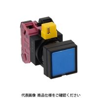 IDEC φ22 HWシリーズ 照光押ボタンスイッチ 角平形 青 HW2LーM111Q2S 1セット(2個)（直送品）