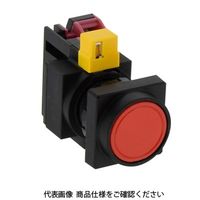 IDEC φ22 HWシリーズ 押ボタンスイッチ 角丸平形 赤 HW3BーA101R 1セット(2個)（直送品）