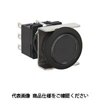 IDEC フラッシュシルエットLBシリーズ 押ボタンスイッチ 丸形 黒 LB6BーM1T1LB 1セット(3個)（直送品）