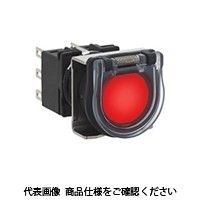 IDEC フラッシュシルエットLBシリーズ 照光押ボタンスイッチ 丸形 赤 LB6GLーM1T11VWR 1セット(2個)（直送品）
