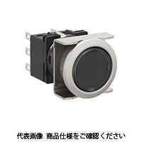 IDEC フラッシュシルエットLBシリーズ 押ボタンスイッチ 丸形 黒 LB6MBーM1T1LB 1セット(2個)（直送品）