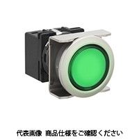 IDEC フラッシュシルエットLBシリーズ 表示灯 丸形 緑 LB6MPー1T04WG 1セット(2個)（直送品）