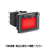 IDEC フラッシュシルエットLBシリーズ 照光押ボタンスイッチ 長角形 赤 LB8GLーM1T14WR 1セット(2個)（直送品）