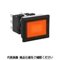 IDEC フラッシュシルエットLBシリーズ 照光押ボタンスイッチ 長角形 アンバー LB8LーM1T11WA 1セット(2個)（直送品）