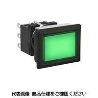 IDEC フラッシュシルエットLBシリーズ 照光押ボタンスイッチ 長角形 緑 LB8LーM1T11WG 1セット(2個)（直送品）