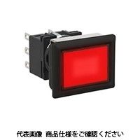 IDEC フラッシュシルエットLBシリーズ 照光押ボタンスイッチ 長角形 赤 LB8LーM1T11WR 1セット(2個)（直送品）