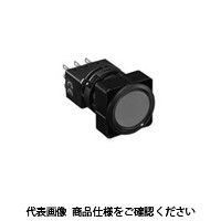 IDEC フラッシュシルエットLWシリーズ 押ボタンスイッチ 丸形 青 LW6BーA1C2MLS 1セット(2個)（直送品）