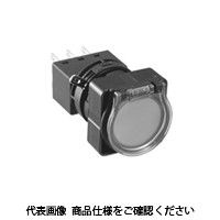 IDEC フラッシュシルエットLWシリーズ 押ボタンスイッチ 丸形 赤 LW6GBーM1C1LR 1セット(2個)（直送品）