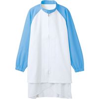 住商モンブラン MONTBLANC（モンブラン） ブルゾン 兼用 長袖 白/エコ ブルー 5L 8-461 1枚（直送品）