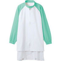 住商モンブラン MONTBLANC（モンブラン） ブルゾン 兼用 長袖 白/エコ グリーン M 8-463 1枚（直送品）