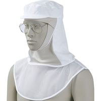 住商モンブラン 頭巾帽子 兼用 かぶり式 白/ベージュ L 9-1505 1枚