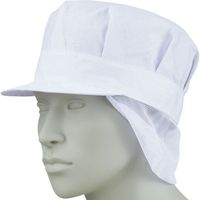 住商モンブラン MONTBLANC（モンブラン） 八角帽子たれ付 兼用 白 L 9-628 1枚（直送品）