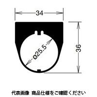 IDEC 銘板 黒地(白文字) NSAー35 1セット(10個)（直送品）