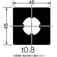 IDEC 銘板 黒地 NWASー0 1セット(15個)（直送品）