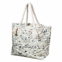 【アウトレット】ニッキー OP（オーシャンパシフィック） 地図柄プリント レディス バッグ 527907 ホワイト 1個