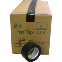 カラーOPP粘着テープ55μ 48mm×100m 黒 KS-NO.233M-BK-50P 1セット（50巻） 菊水テープ（直送品）
